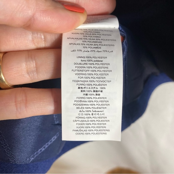 MICHAEL KORS women’s double breasted, wool coat with real buttons & pockets - Picture 11 of 17